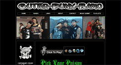 Desktop Screenshot of gutter-punk-radio.com